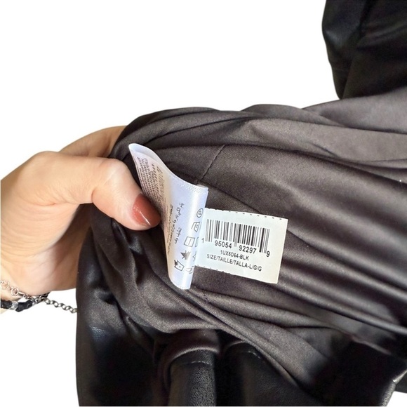 BCBGeneration Frankie Faux Leather Vest Dress Size Small - Picture 11 of 13